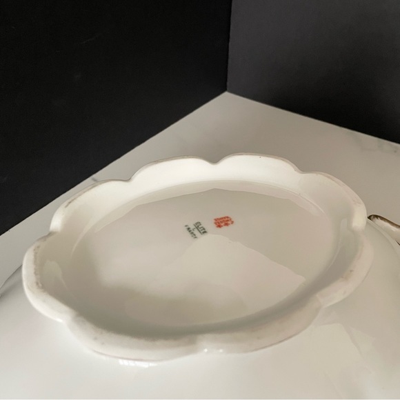 Pink Roses Floral & Gold Tureen - Elite Limoges - Picture 11 of 15